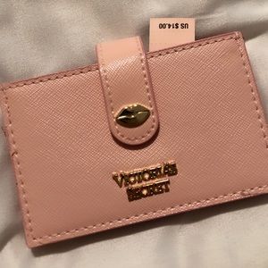 VS Credit Card wallet holder- Light Pink